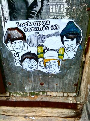 Paste-up liverpool unknown artist