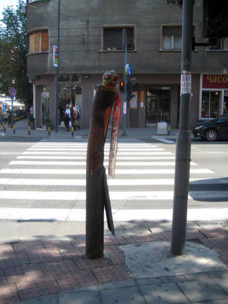 Belgrade.Serbia. two mounts im passing this broken pole, on the way to work, and it was buggin me so i decided to do something to it.. Belgrade.Serbia. two mounts im passing this broken pole, on the way to work, and it was buggin me so i decided to do something to it..